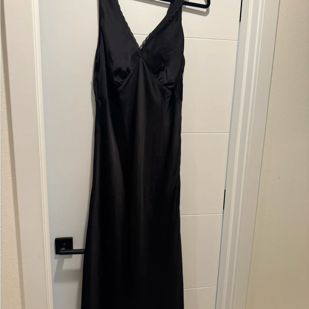 American Eagle Outfitters - Black Slip Dress - Sz XL - Picture 2 of 5